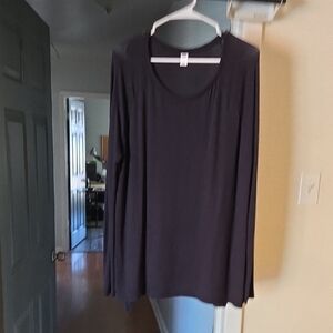 Old Navy Women's Dark Gray Long Sleeve Top